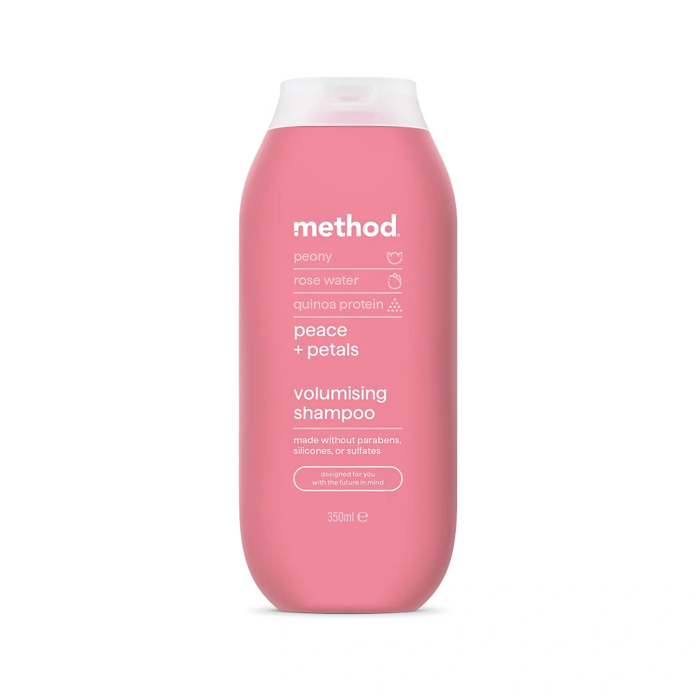 METHOD šampon Peace Petals 350ml pro objem vlasů