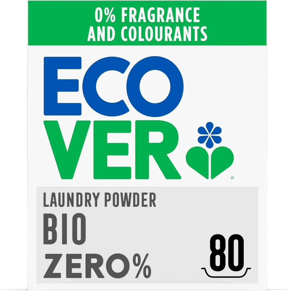 ECOVER ZERO prací prášek 4kg, 80pd