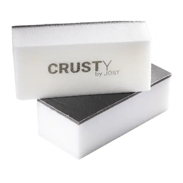 Crusty čistíčí houbička na sklo s nerezovou vatou
