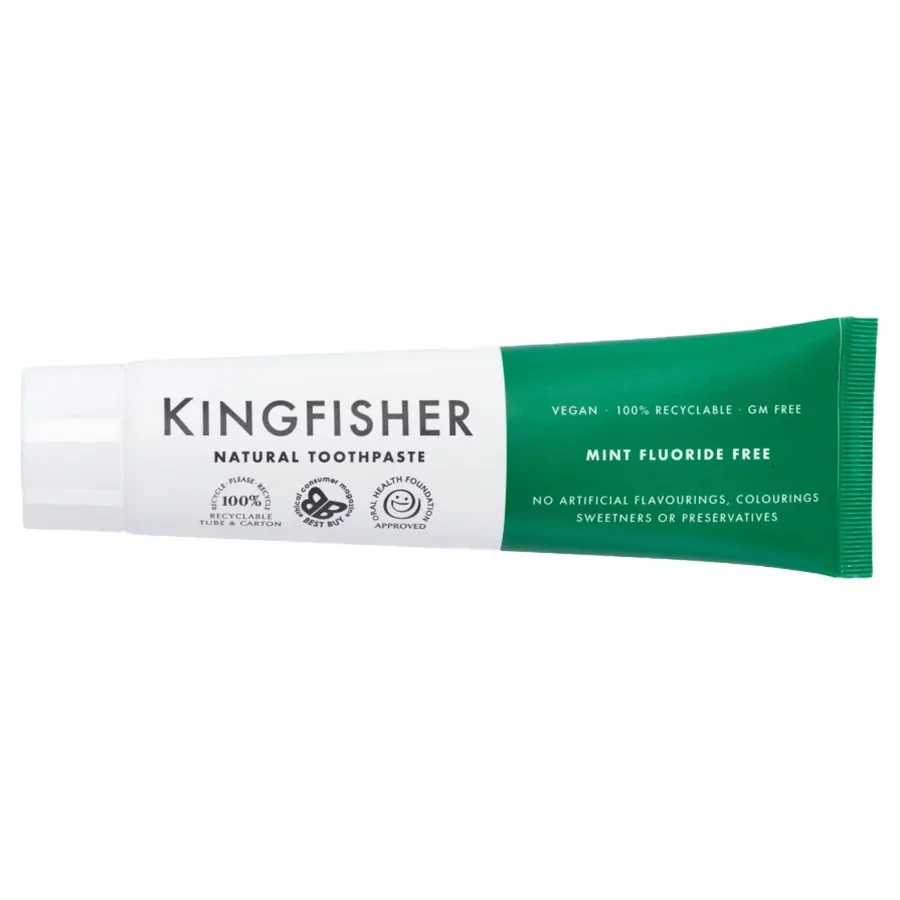 Kingfisher zubní pasta Máta bez fluoridu 100ml