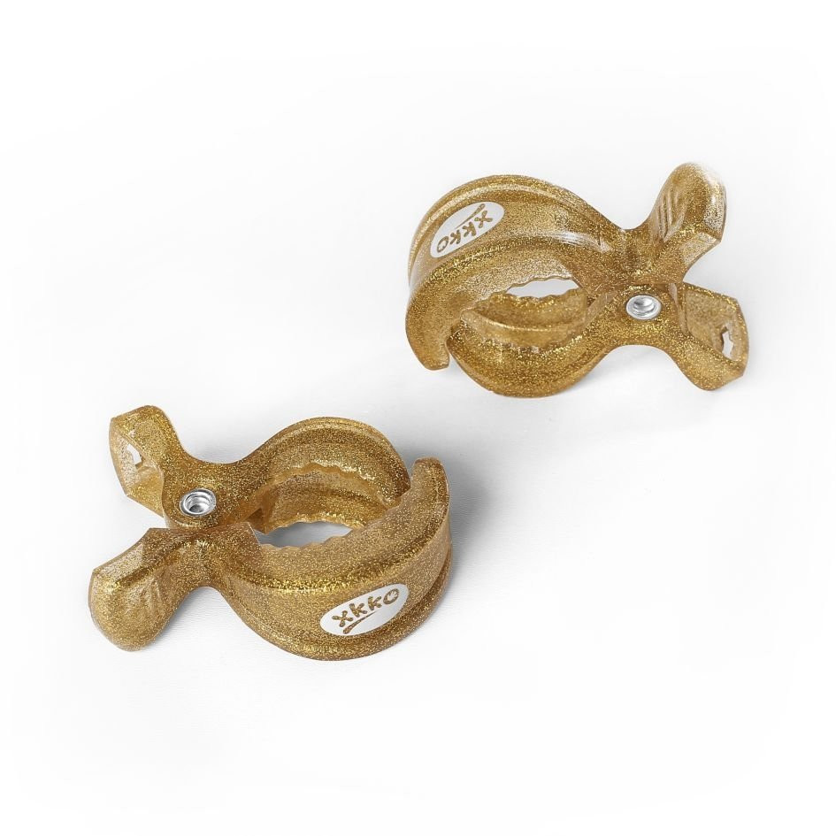 XKKO Klipy na kočárek 2ks- Metallic Gold