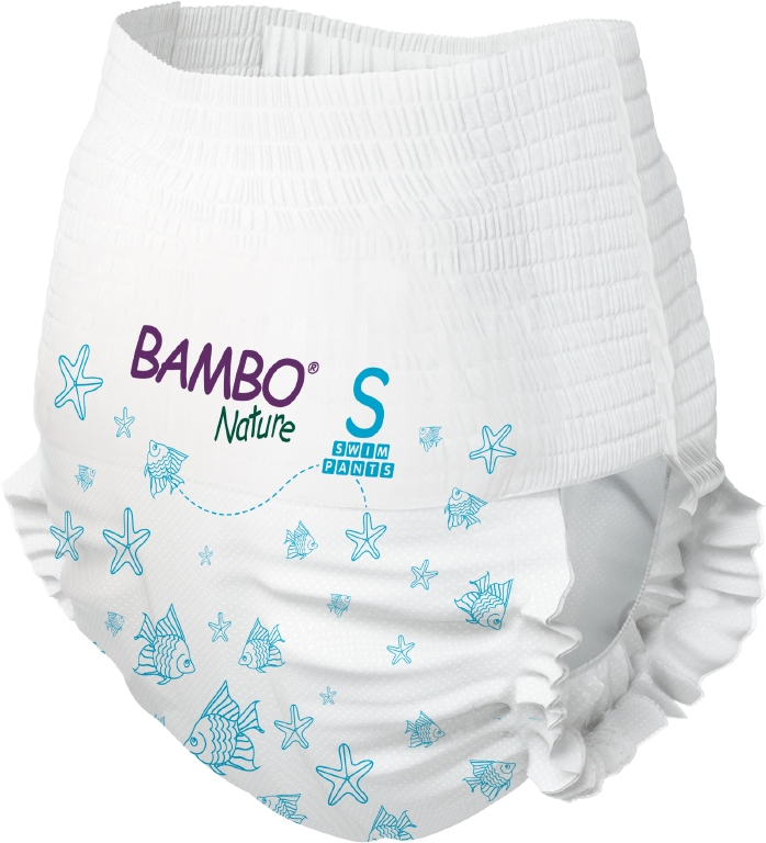 Bambo Nature Swim Pants S, 7-12 kg, 12ks plenkové kalhotky do vody