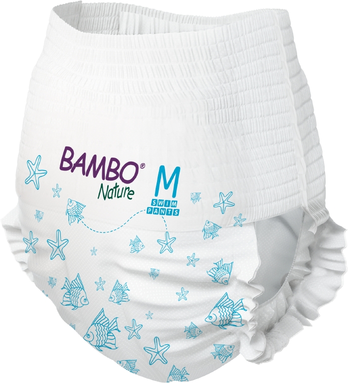Bambo Nature Swim Pants M, 12+ kg, 12ks plenkové kalhotky do vody