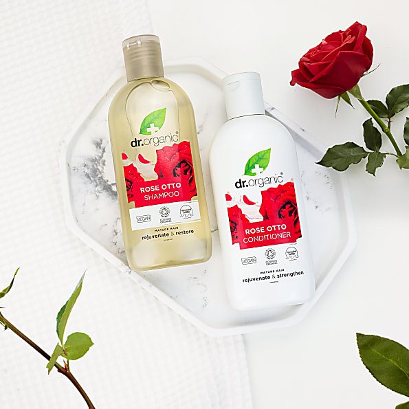 Dr. ORGANIC Šampón na vlasy RŮŽE OTTO 265ml
