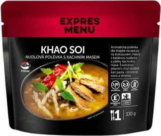 Expres menu Khao Soi - nudlová polévka s kachním masem 330 g
