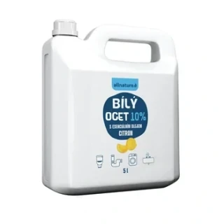 Allnature Bílý ocet 10% 5l s vůní citron