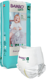 Bambo Nature PANTS 4, 7-12 kg, 40ks