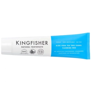 Kingfisher zubní pasta Aloe vera, tea tree a fenykl bez fluoridu 100ml